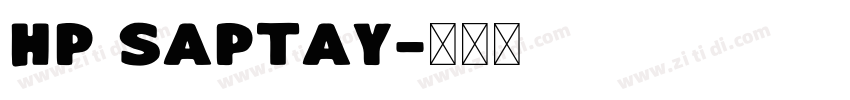 HP SapTay字体转换